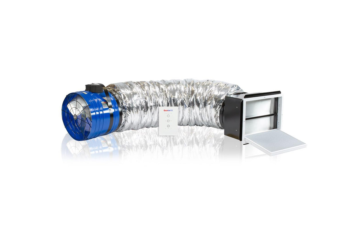 QuietCool QC CL-2250RF wireless control kit enables convenient operation.