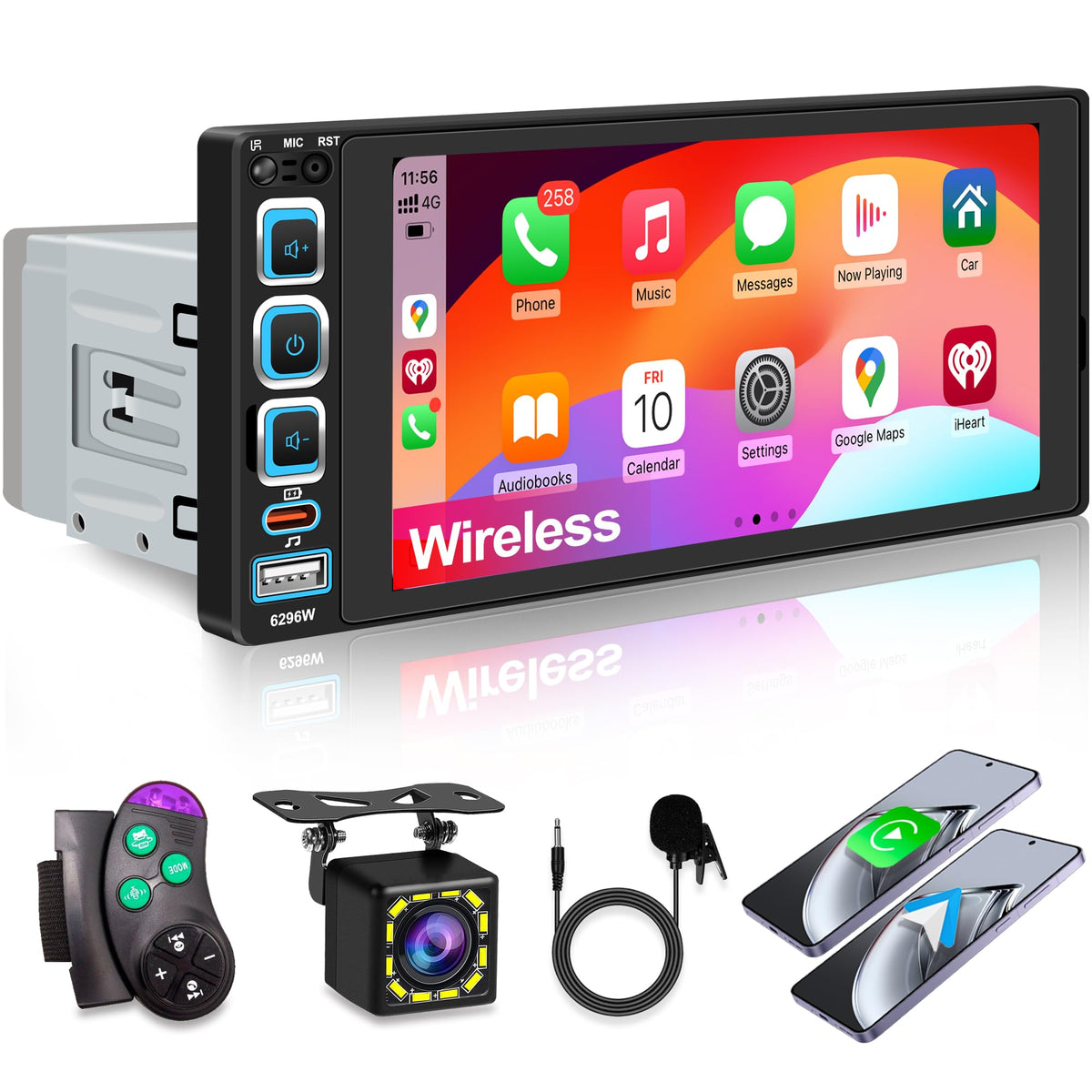 Quzaltrix front panel display showing home screen and menus for easy navigation