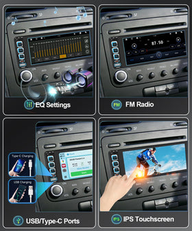 Quzaltrix installed in car dashboard showing modern interface and improved usability