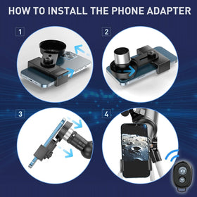 QW Telescope lightweight tripod and carrying bag for travel