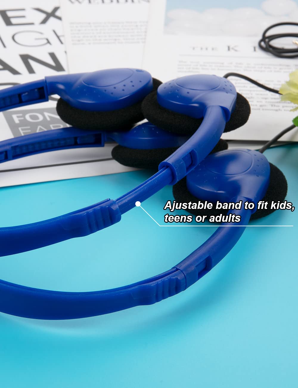 QWERDF adjustable headband ensures comfortable fit for long class sessions.