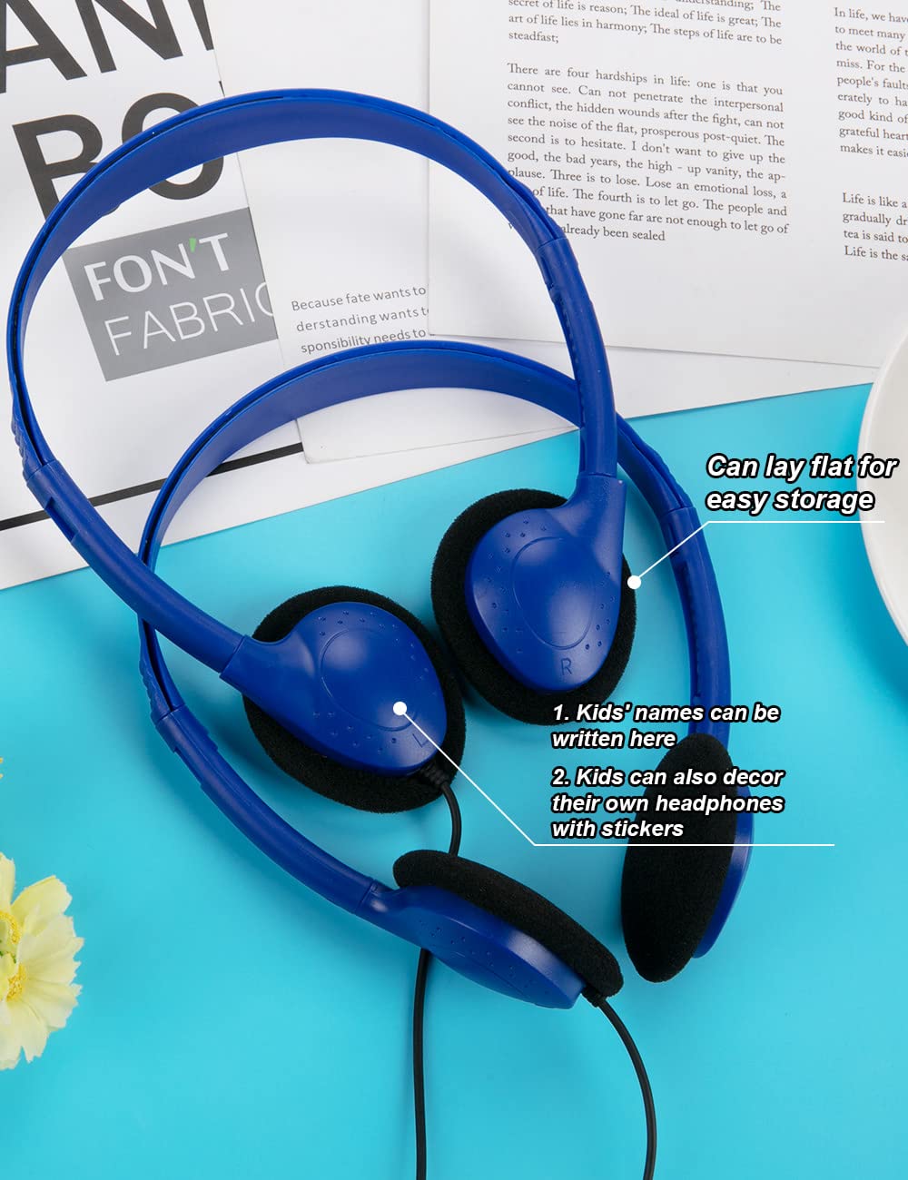 QWERDF soft ear cushions provide gentle, extended-wear comfort.