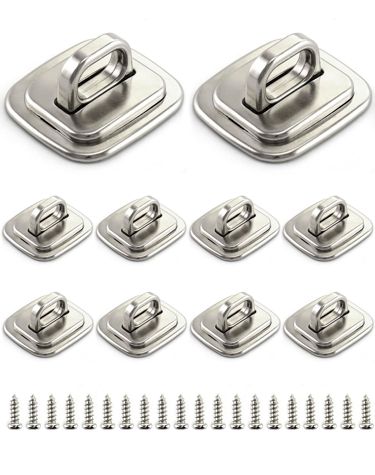 QWORK Laptop Cable Lock Anchor base plate pack secures desks with a sturdy mounting option.