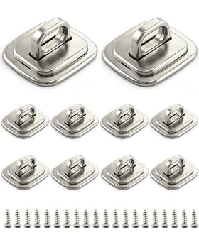 QWORK Laptop Cable Lock Anchor base plate pack secures desks with a sturdy mounting option.