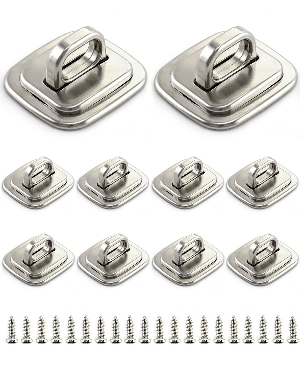 QWORK Laptop Cable Lock Anchor base plate pack secures desks with a sturdy mounting option.