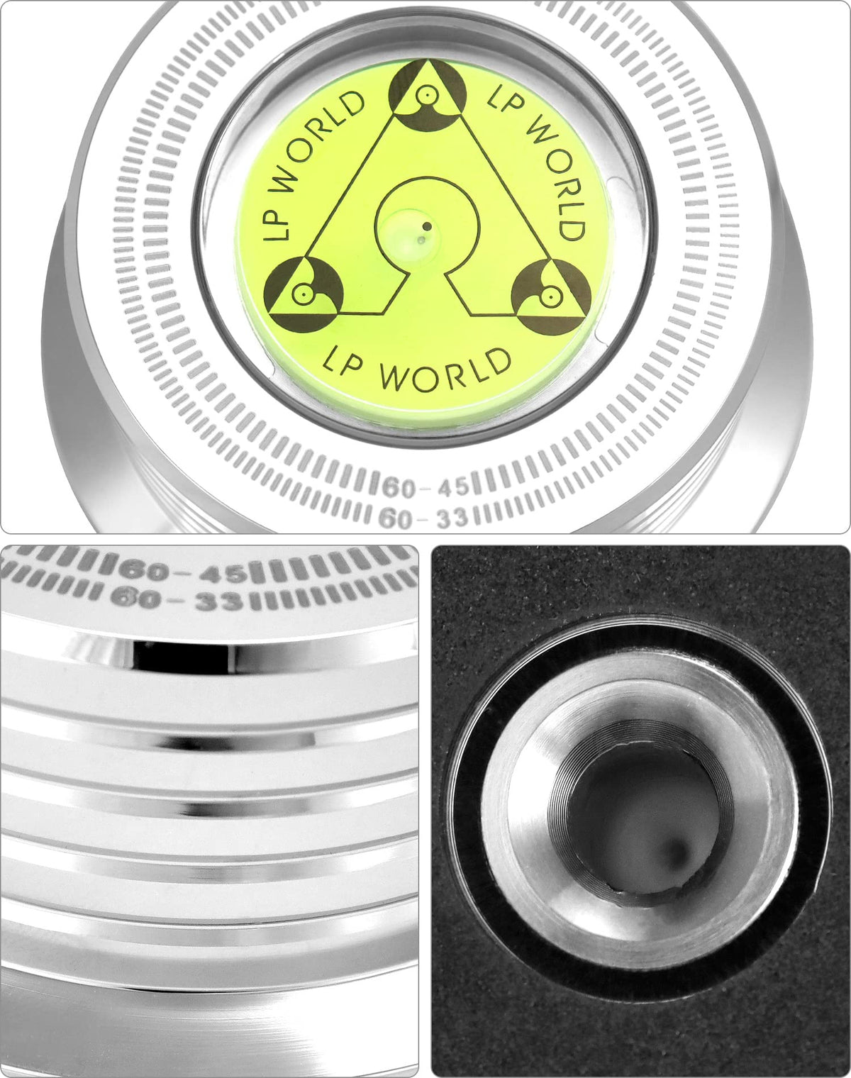 QWORK stabilizer side profile highlighting polished aluminum and sturdy build