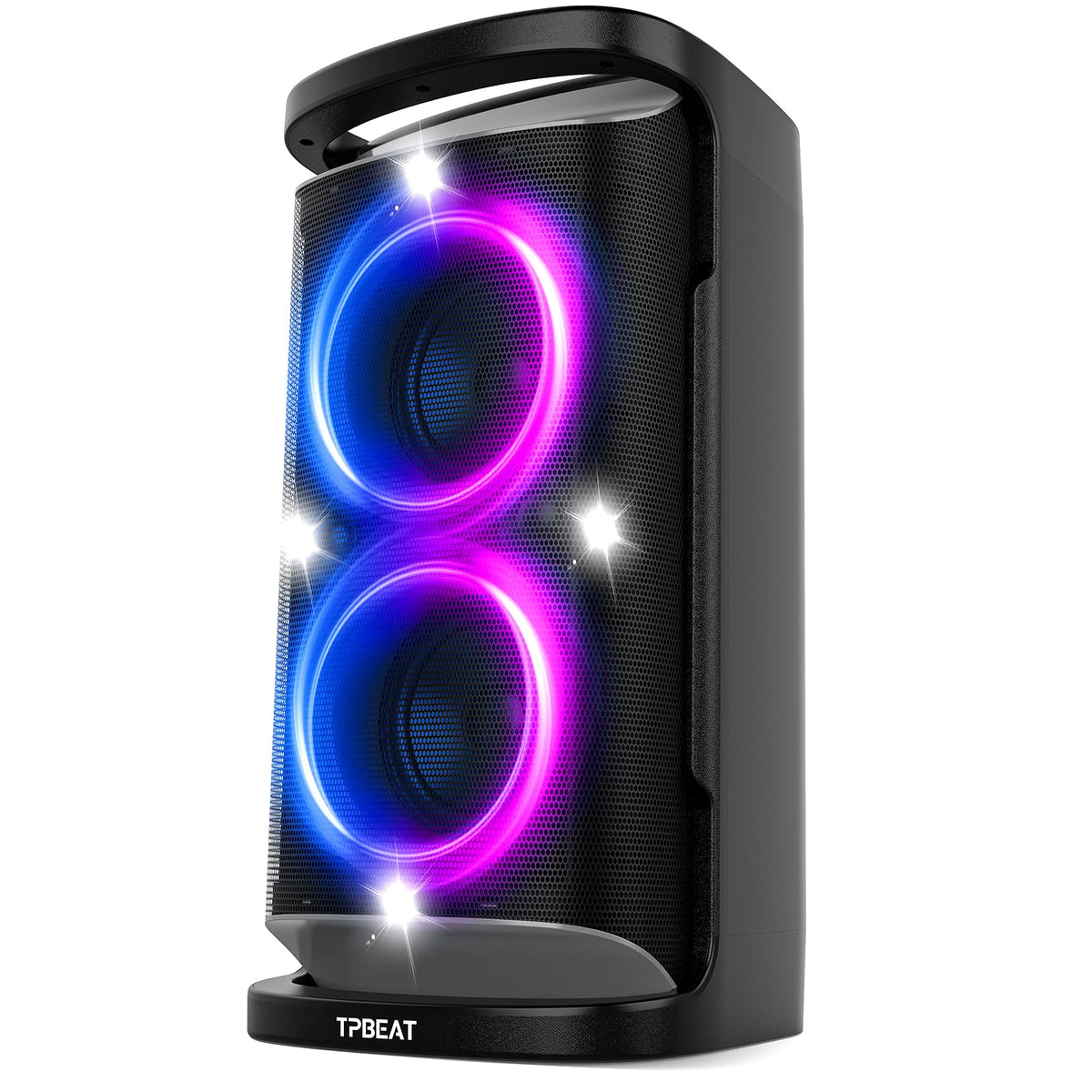 QxbJoy portable speaker delivers 160W peak sound for outdoor parties.