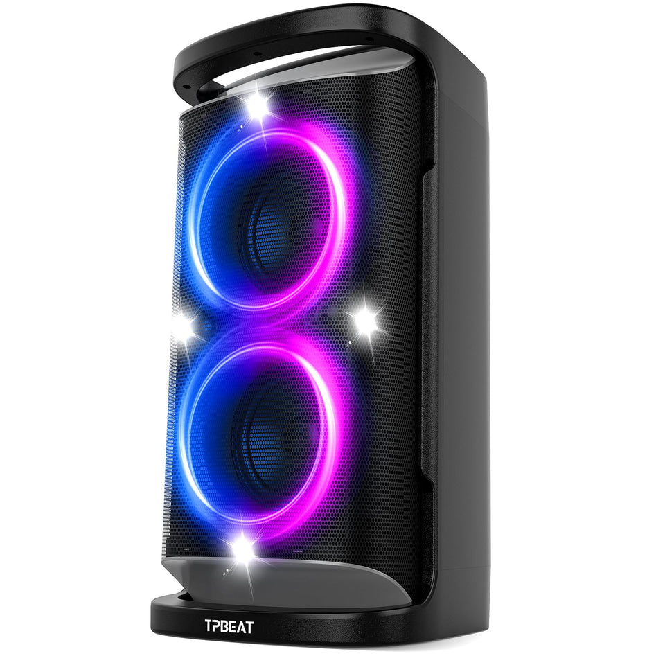 QxbJoy portable speaker delivers 160W peak sound for outdoor parties.