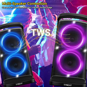 QxbJoy speaker uses PD/QC 30W fast charging to recharge quickly.