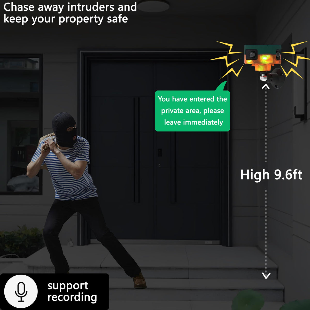 QXMH 13-sounds option for versatile alarm scenarios.