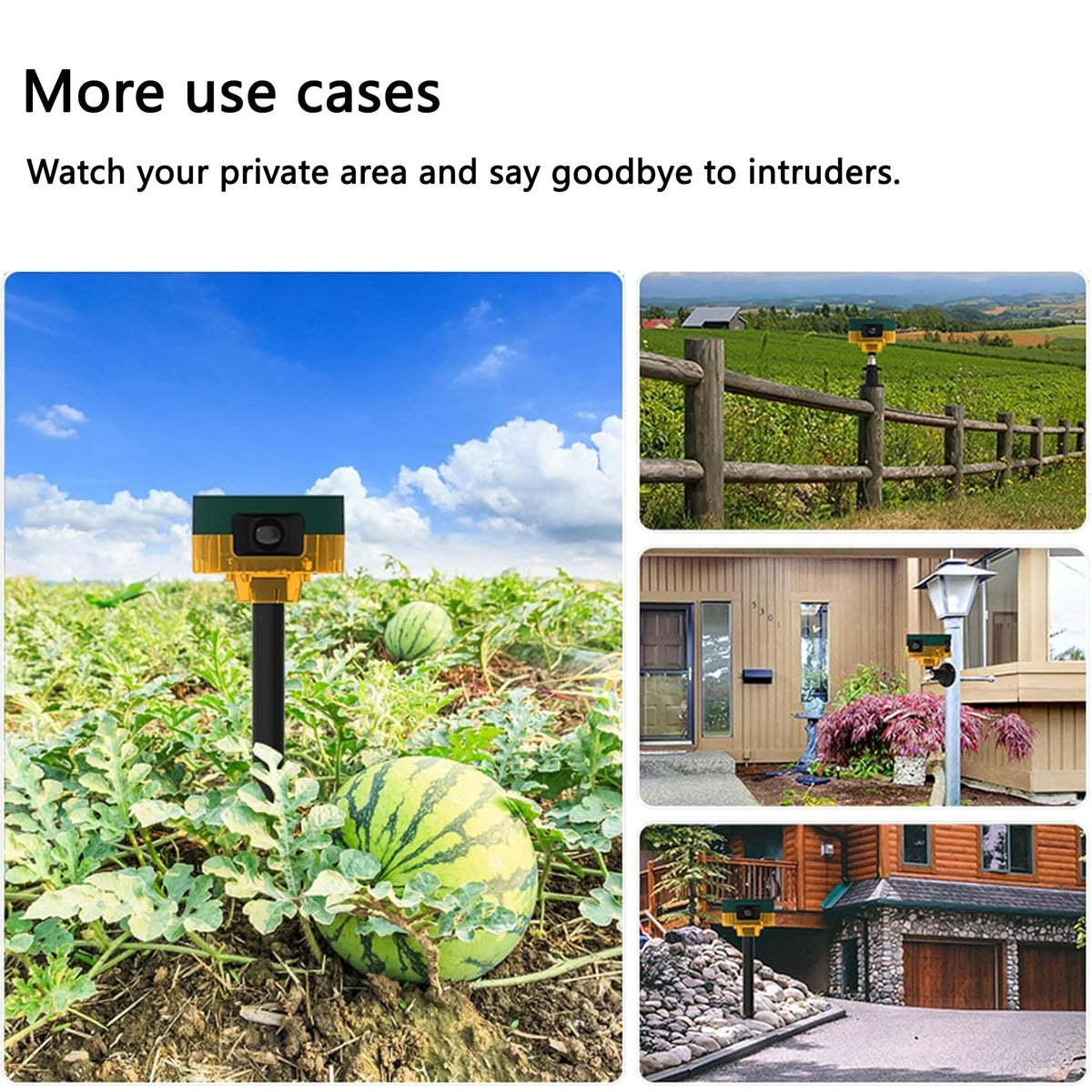 QXMH 360-degree motion detection for full coverage.