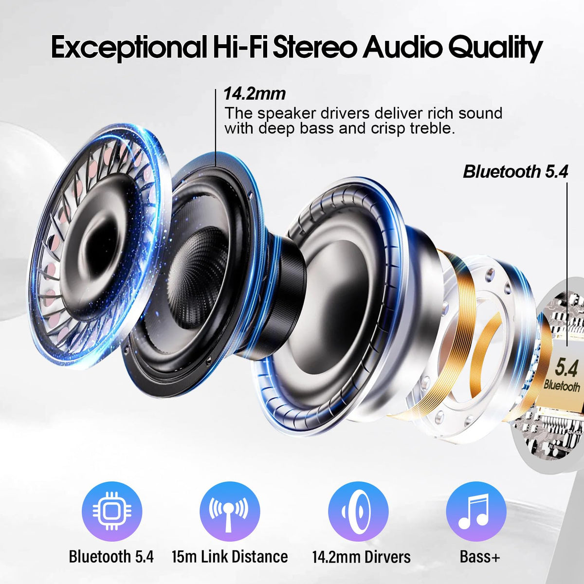 QXUFV earbuds during outdoor run showing stable connection and sweat resistance benefits