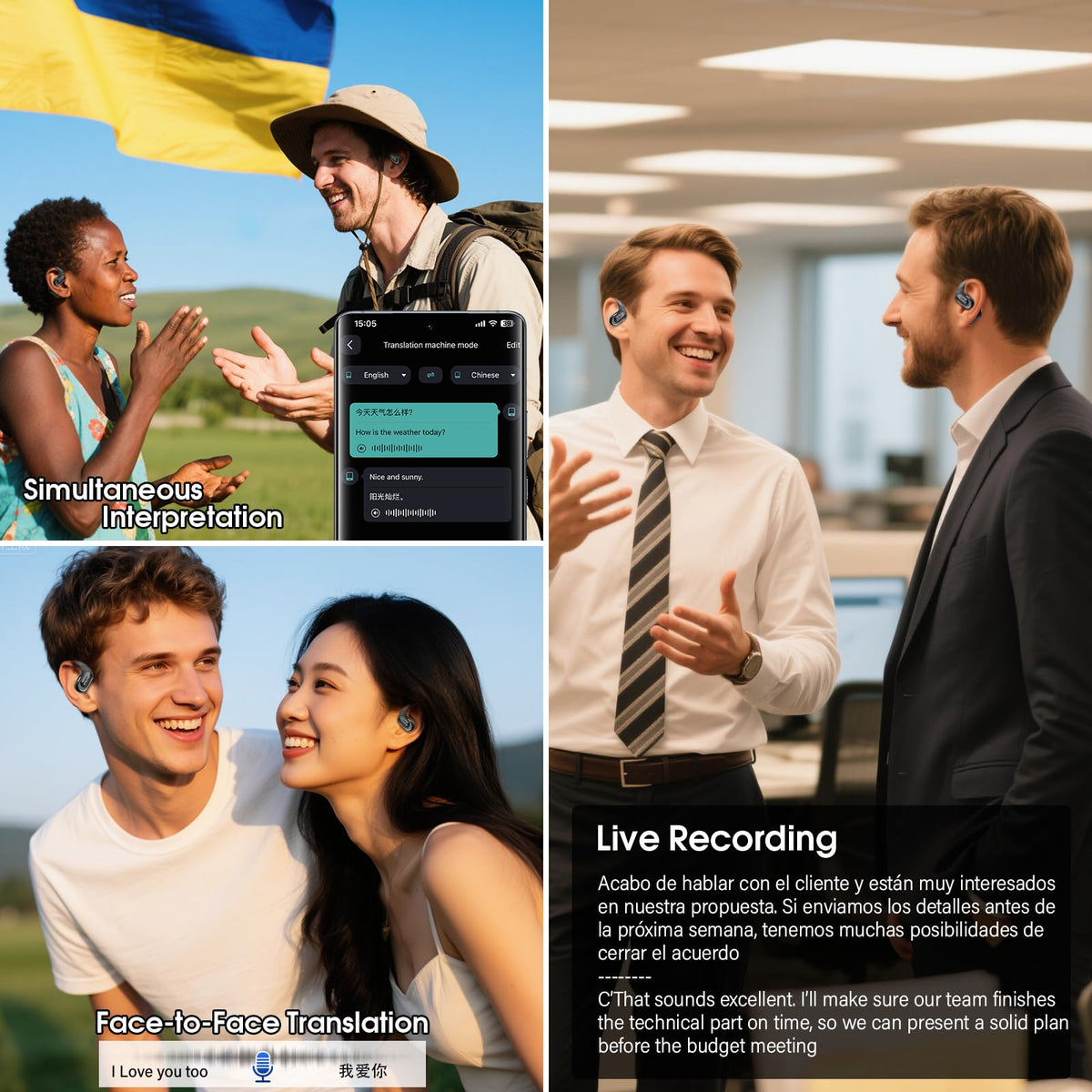 QXUFV Bluetooth 5.4 enables fast, stable connection across rooms or outdoors.
