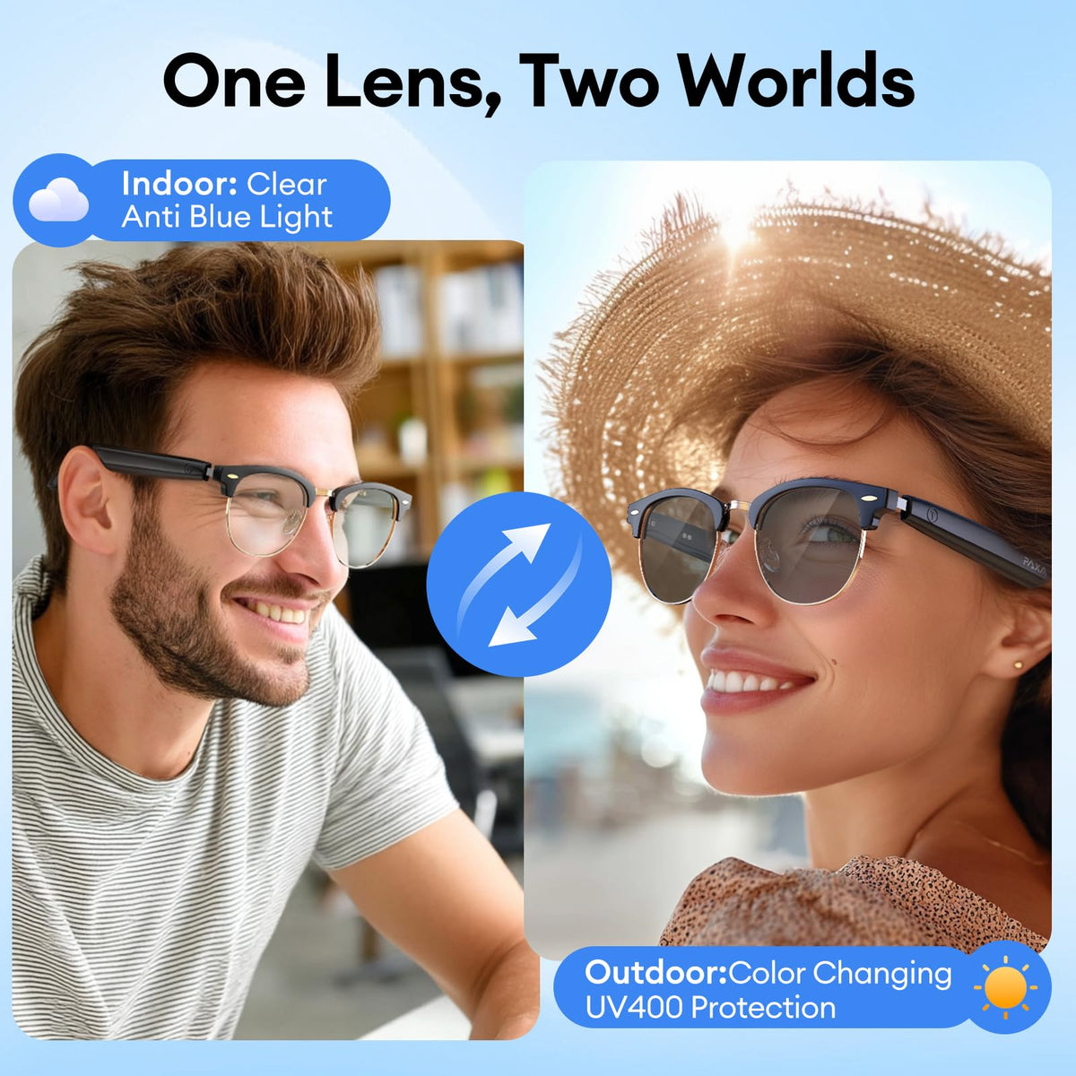 QxzPower UF-C8 Ultra open-ear speakers provide hands-free calls and music with awareness