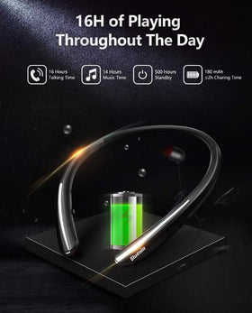 QYNIQIAN Bluetooth 5.0 connection view highlights fast pairing and stable link.