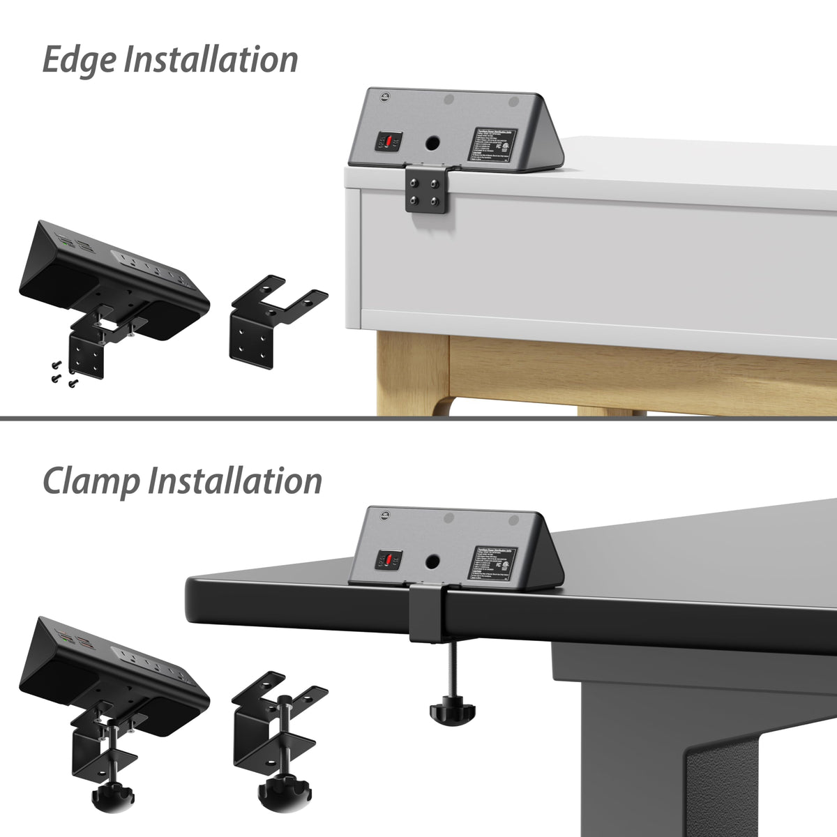 QZUKOY included screws and hardware for easy installation