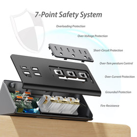 QZUKOY in a home office setup showing convenient tabletop charging