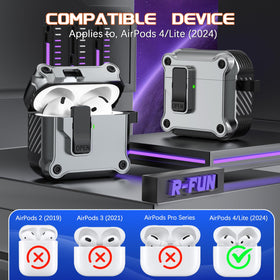 R-fun carabiner clip attaches securely to bags for convenient travel.
