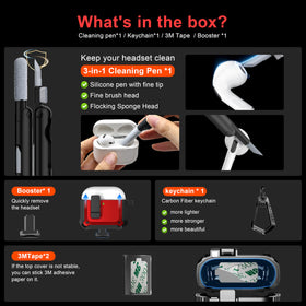 R-fun AirPods 4th Gen case packaging contents laid out