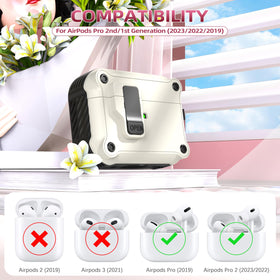 R-fun AirPods Pro 1st Gen case with matte khaki finish