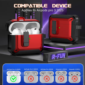 R-fun AirPods Pro 3 case includes a dedicated cleaning kit for upkeep.