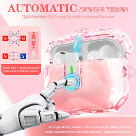 R-fun case includes a cleaning pen to tidy headphone nooks for easier maintenance