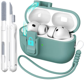 R-fun AirPods Pro 3 case with magnetic lid lock for secure charging