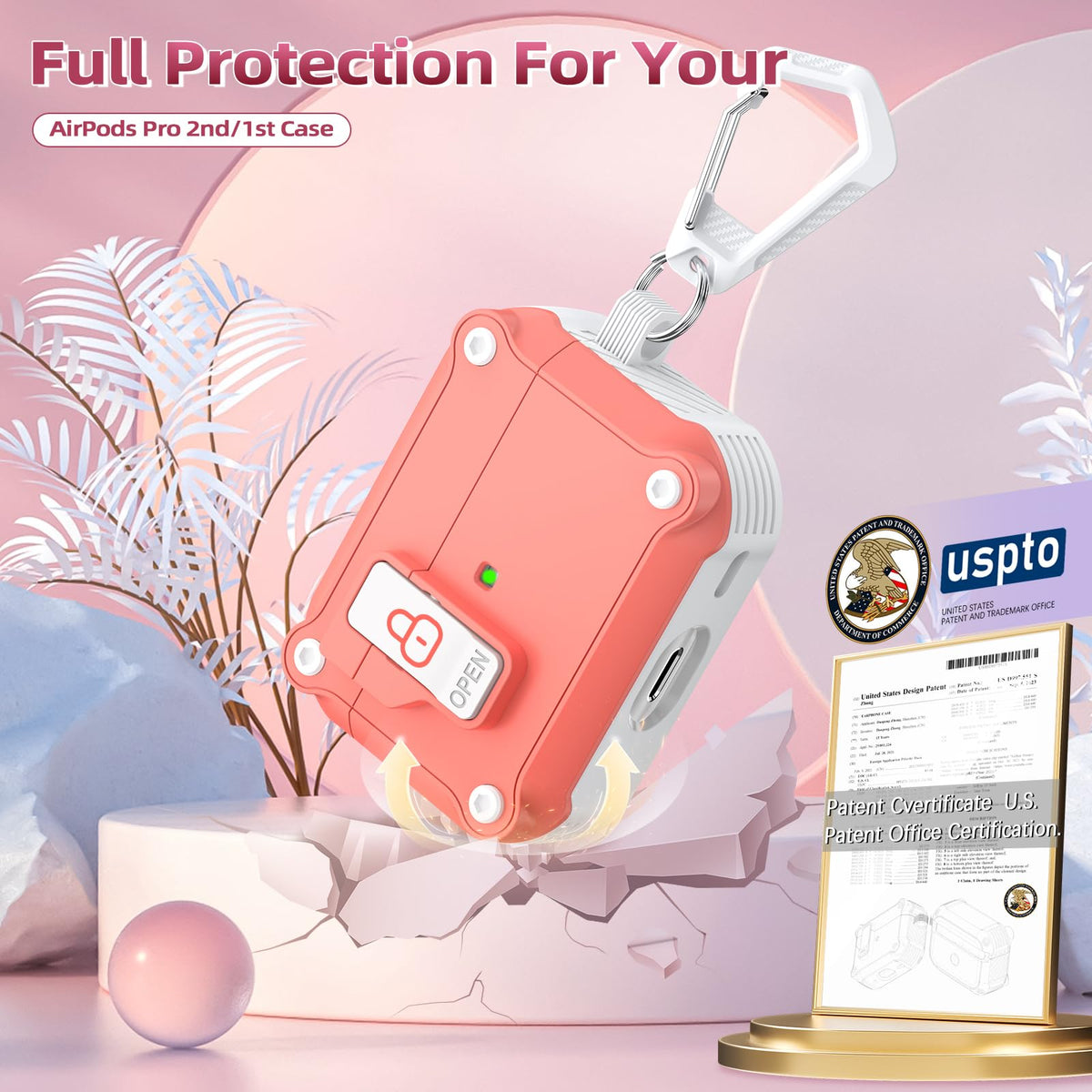 R-fun AirPods Pro case packaging and accessories ready for gifting.