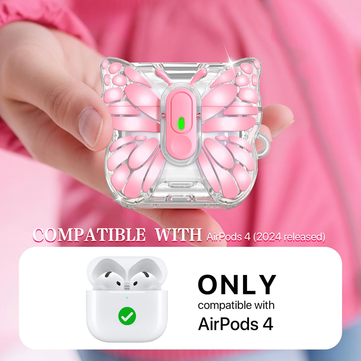 Cleaning kit included for easy maintenance of your R-fun AirPods 4 case