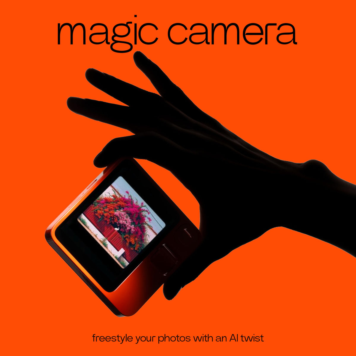 Rabbit r1 award-winning design in bright orange accent