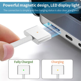 RACAHOO charger connected to MacBook in use delivering stable power during heavy workloads