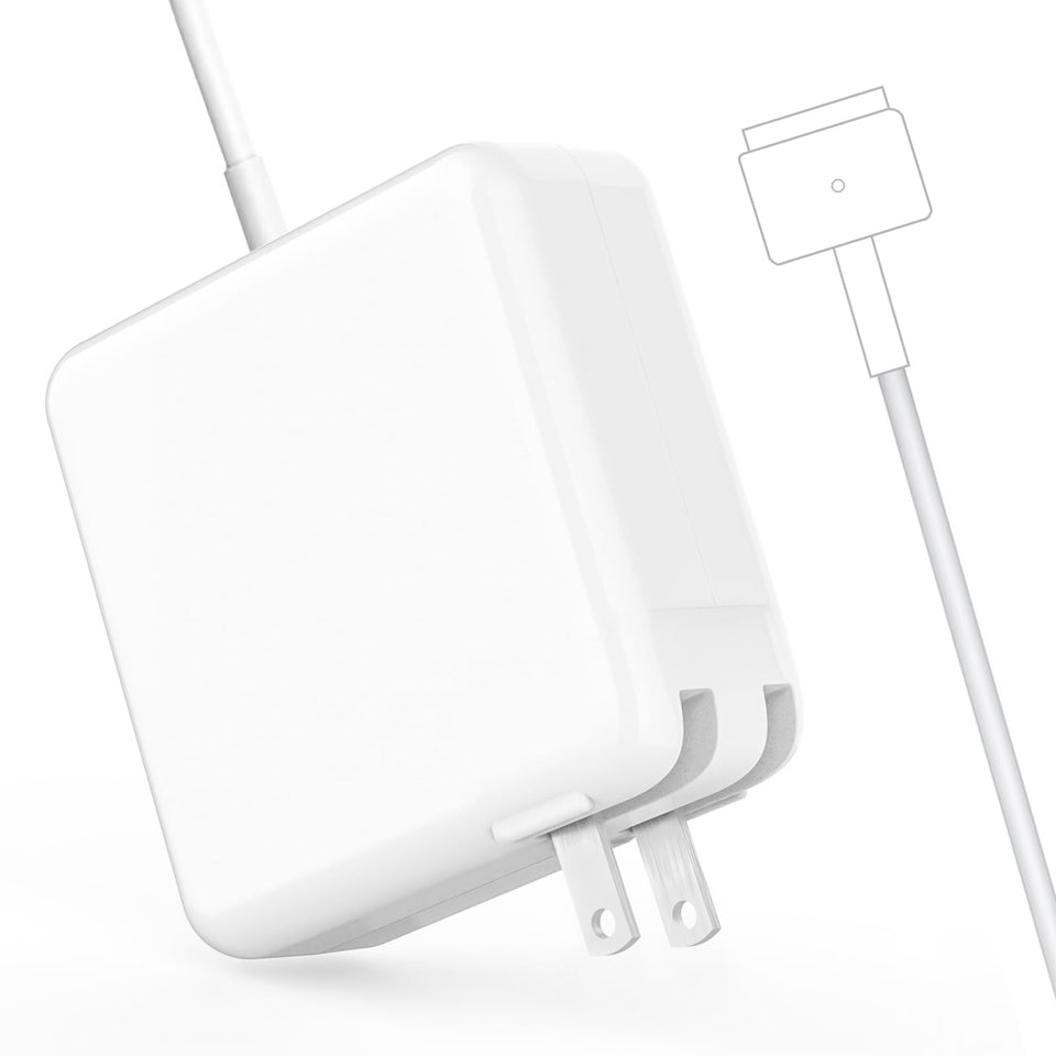 RACAHOO MacBook Air charger with 45W and T-Tip connector for reliable daily use