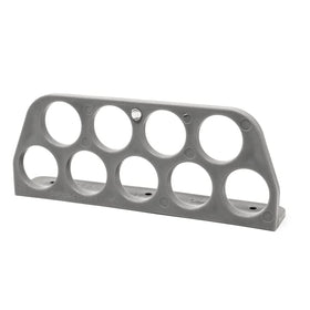 Rack-A-Tiers close-up of nine 1-inch holes, reduces wire abrasion