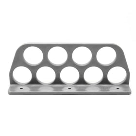 Rack-A-Tiers mounting plate detail with screw hole, speeds installation