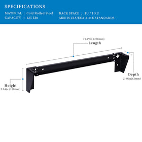 RackPath 1U side view highlights slim profile for compact spaces.