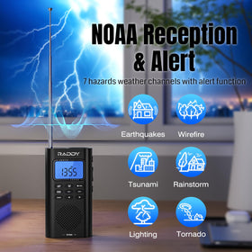 Raddy RF886 Bluetooth function for private listening and wireless pairing
