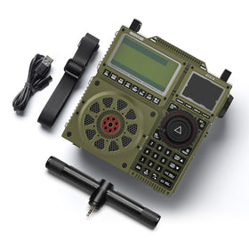 Raddy RF919 portability in army green for field use