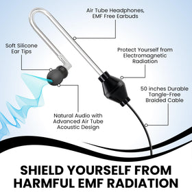 RadEnergy Airtube Headphones USB-C compatibility for easy device pairing.