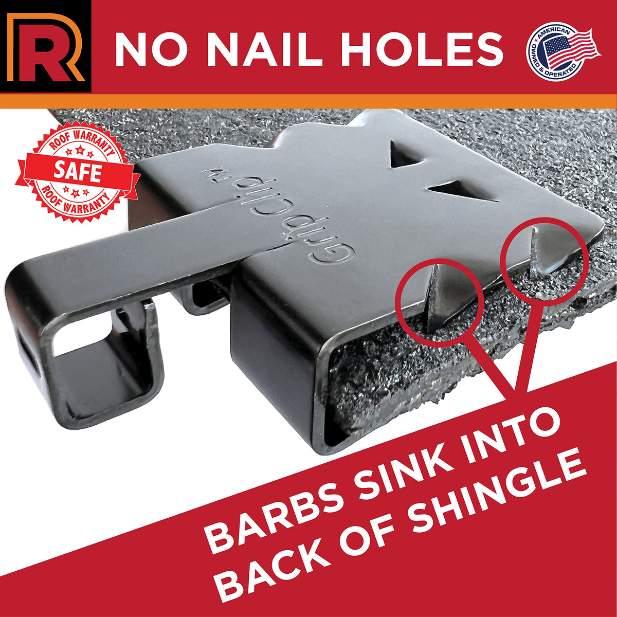 Radiant Solutions MPC325 clip holds cables up to 30 pounds.