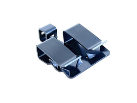 Radiant Solutions MPC325 clip-on roof securing heat cable on asphalt shingles.