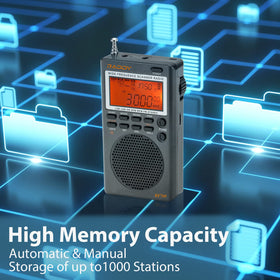 Radioddity RF760 band scope shows wide band coverage