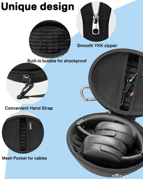 RAIACE zipper and hand strap detail for secure closure and easy carry