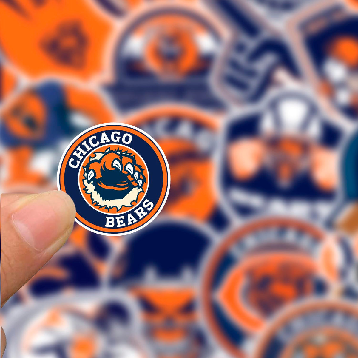 RAINBLOC American football stickers on a laptop for sporty personalization and durability