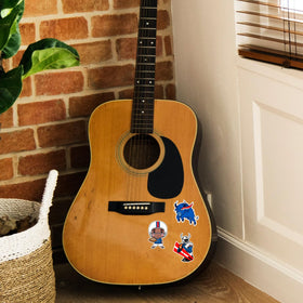 RainBloc Buffalo water bottle sticker; weatherproof and kid-friendly for outdoor use.