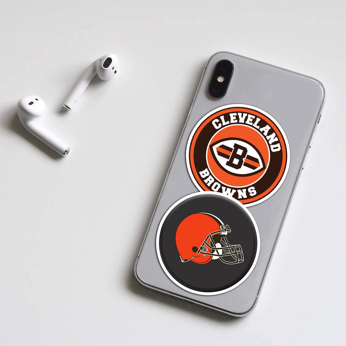 RAINBLOC Cleveland laptop sticker shown with bold designs and easy removal.