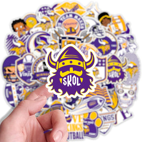 RainBLOC Minnesota rugby sticker for gear and notebooks; rugged and reusable.