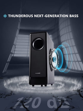 RAINEVERRY rear wireless speakers add immersive surround for movies