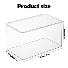 Rainmae CD Storage Box lid closure keeps contents dust-free