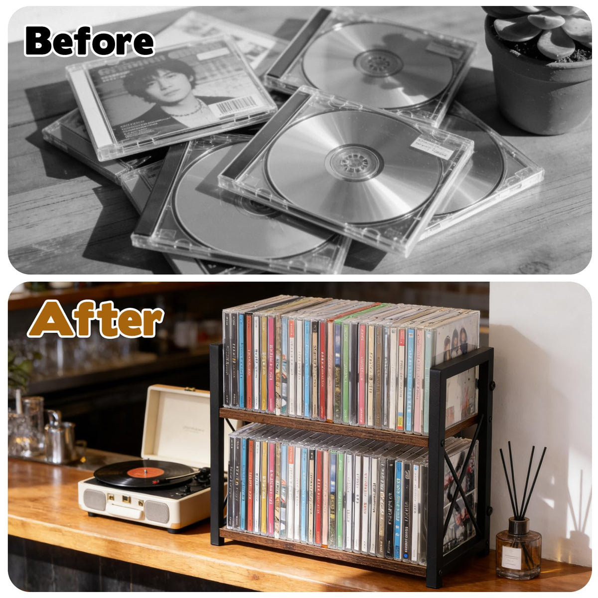 Top shelf of Rainmae unit holds small items like photos and keys.