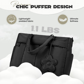 RAINSMORE laptop tote 15-6-inch-laptop-pocket ensures safe transport.